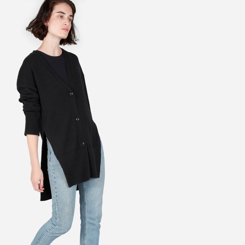 Everlane The Wool-Cashmere Oversized Cardigan